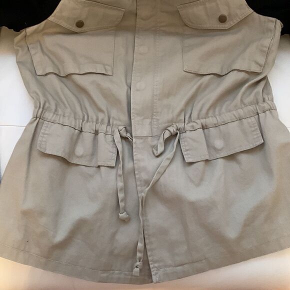 DANIEL REINN Cargo/safari jacket with black sleeves. Size M - Picture 12 of 14